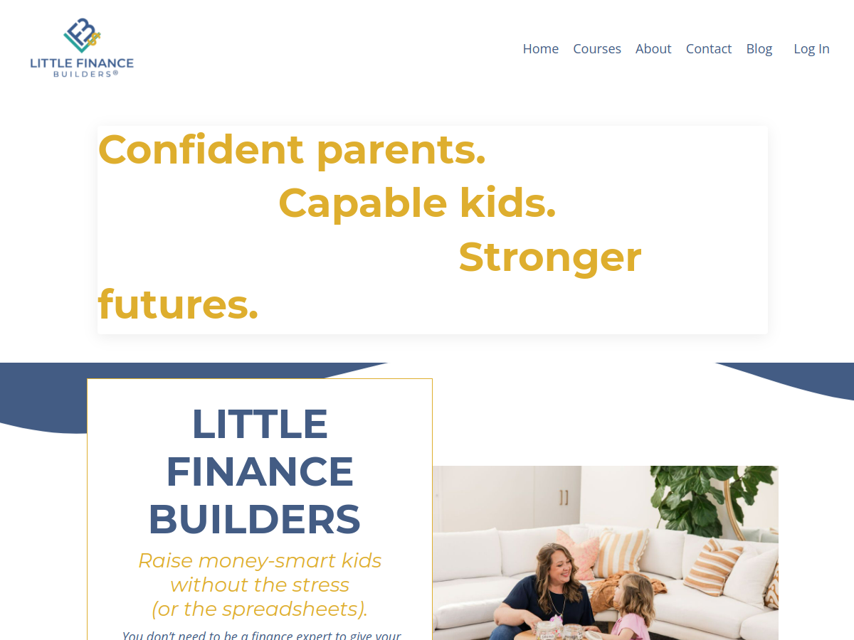 Little Finance Builders site preview