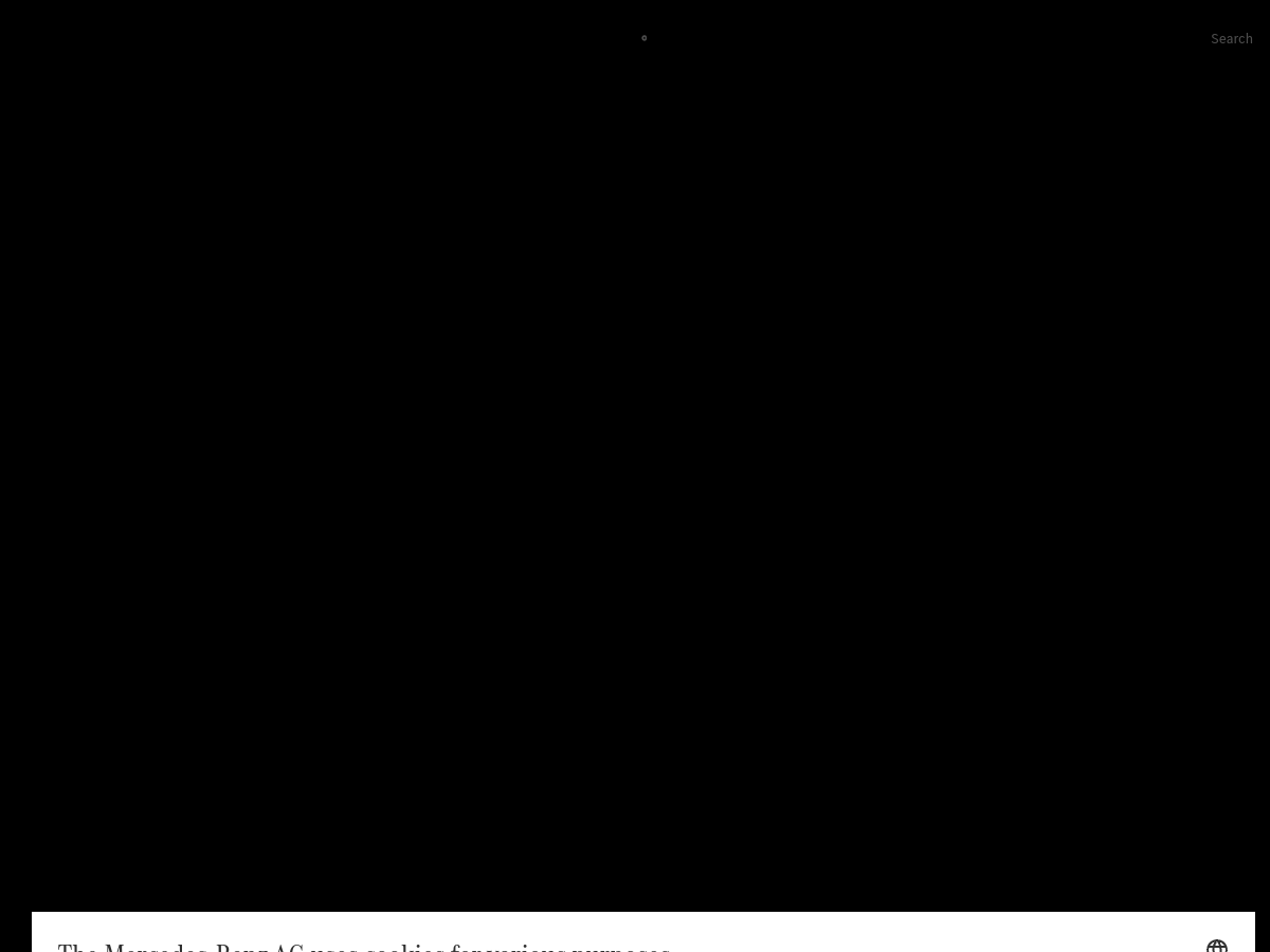 Mercedes-Benz website preview