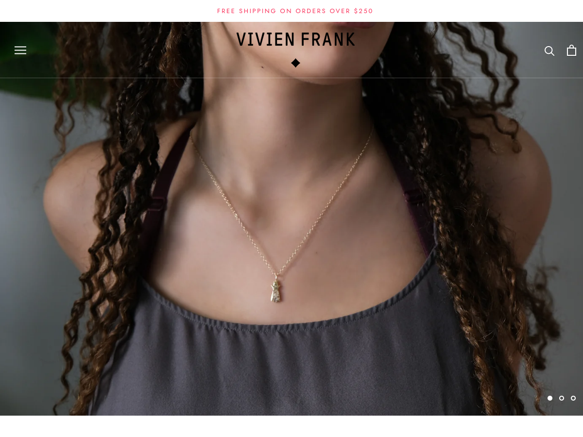 Vivien Frank homepage preview
