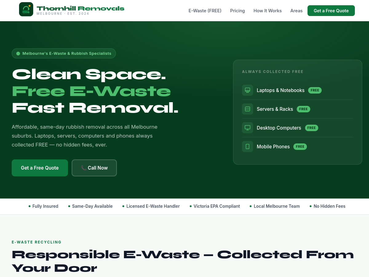 Thornhill Removals screenshot
