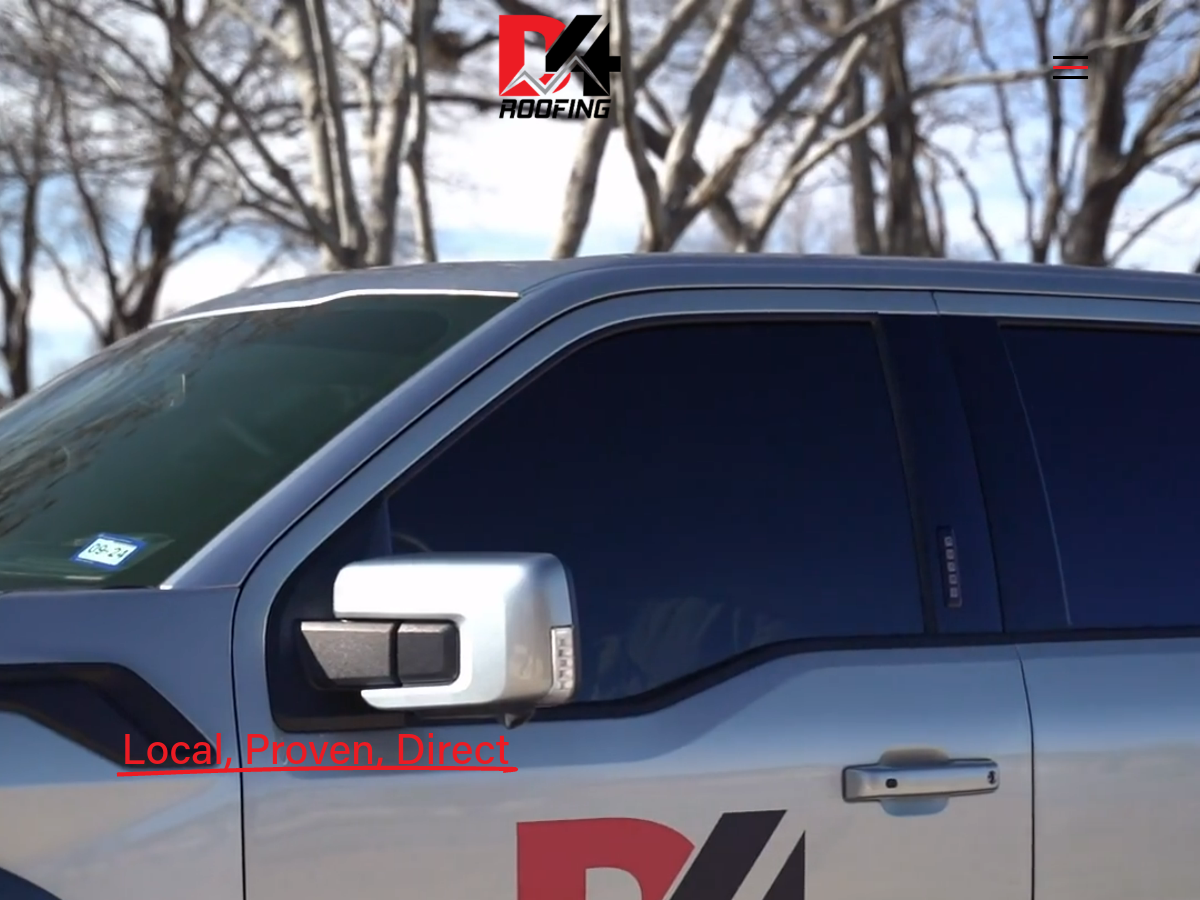 D4 Roofing website