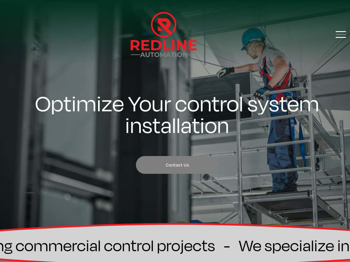 Redline Automation website