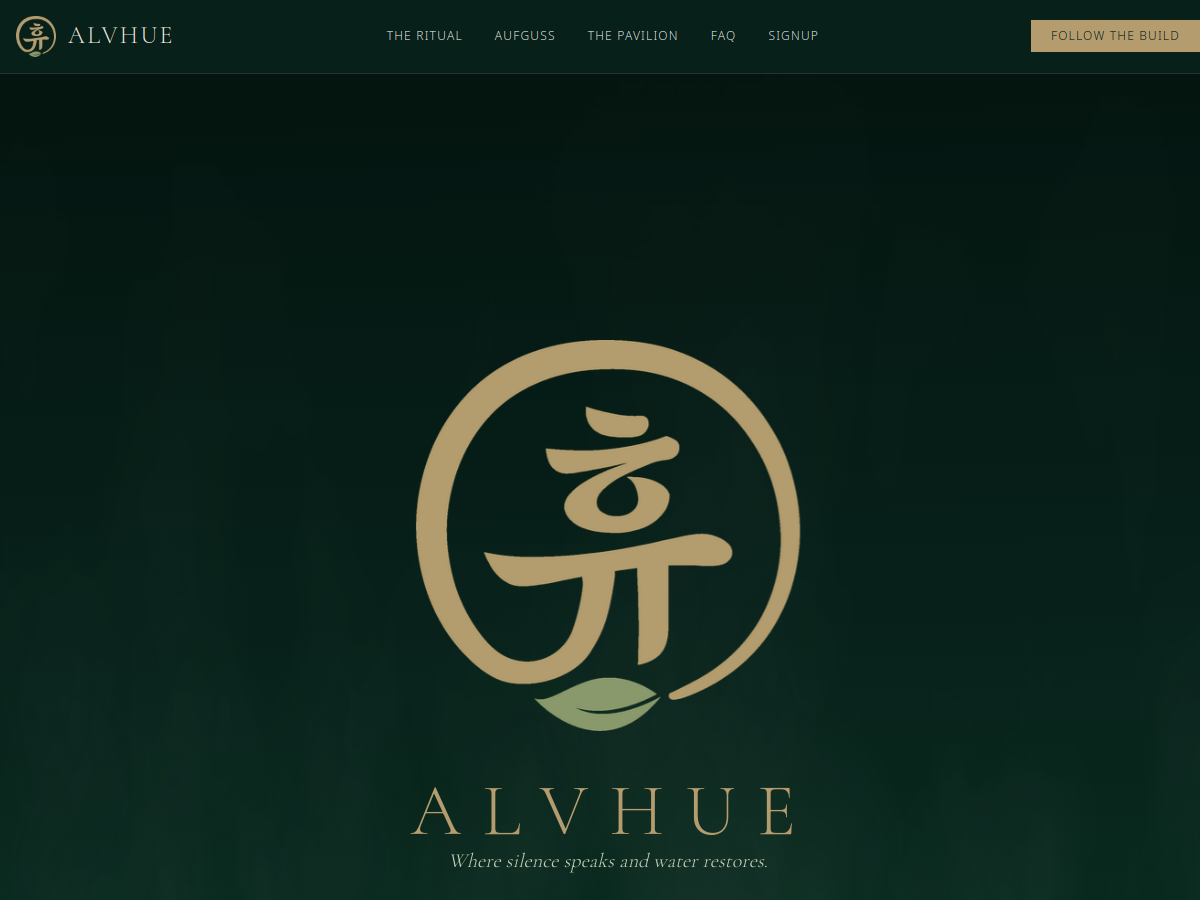 ALVHUE website preview
