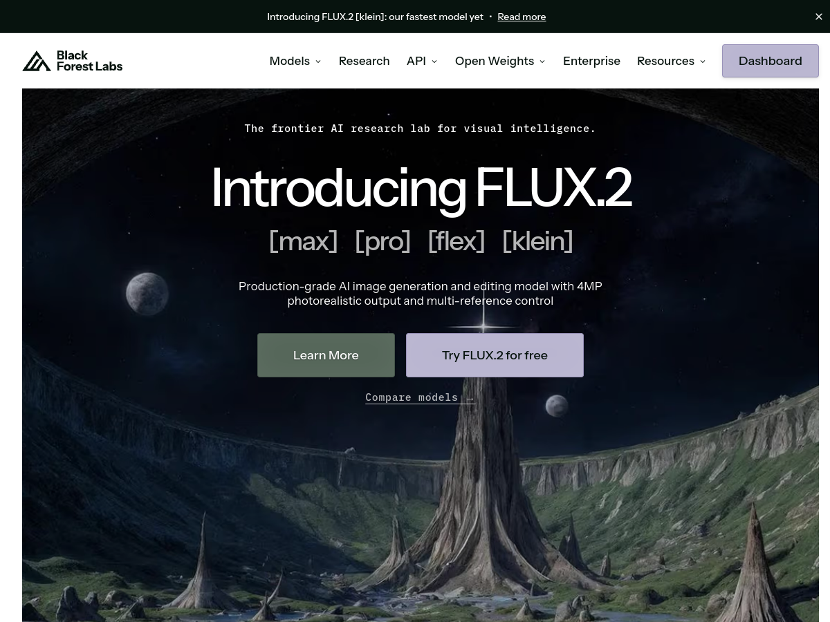 Flux example page screenshot
