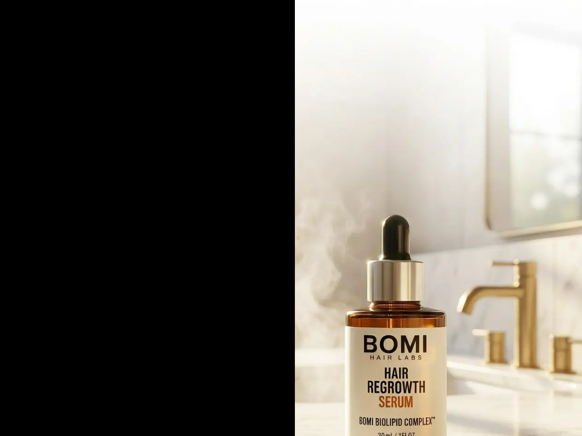 Bomi Hair Labs - Premium Hair Care website screenshot