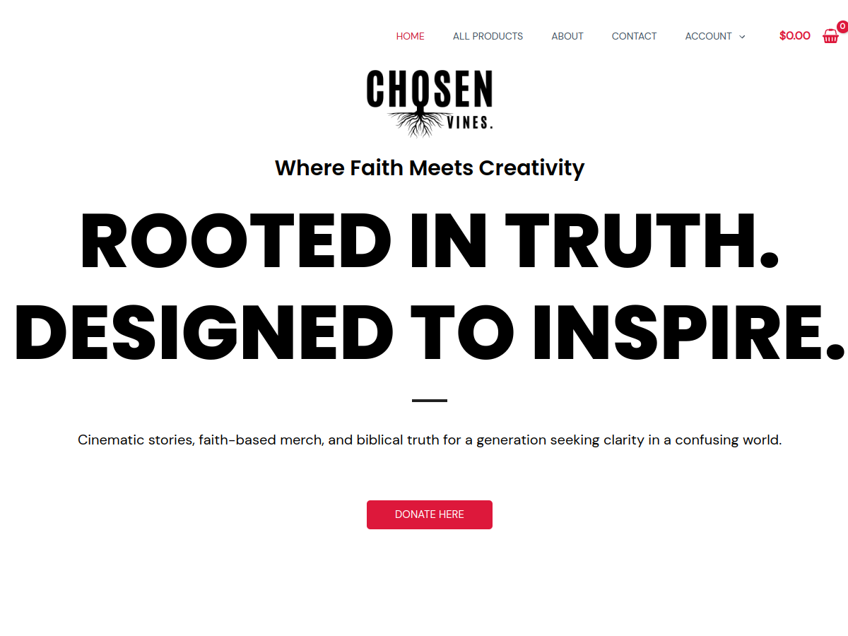 Preview of chosenvines.com