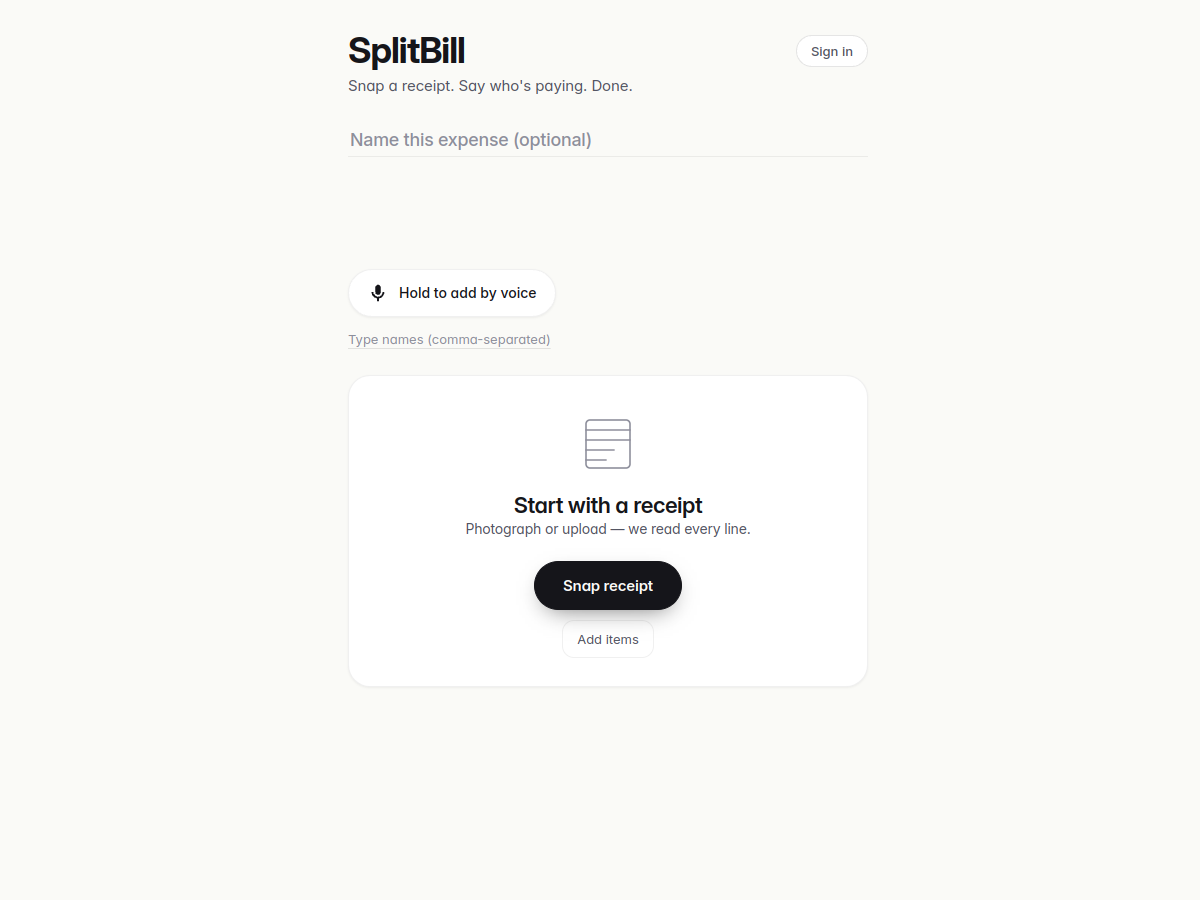 SplitBill