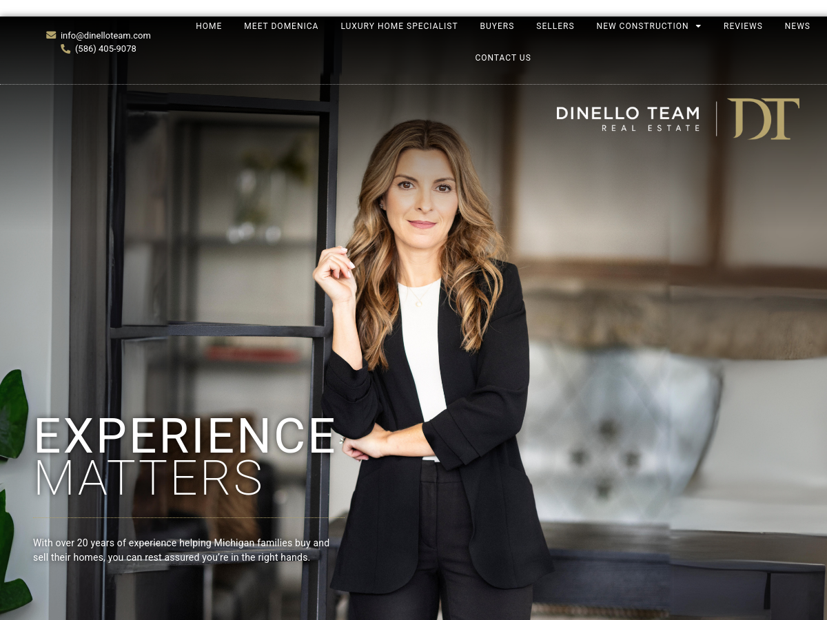 Dinello Team website screenshot