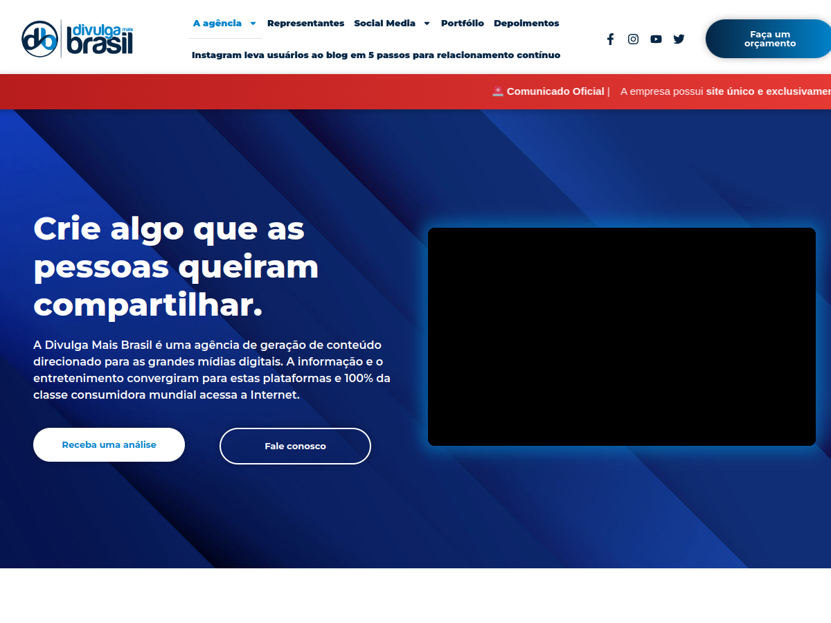 Site Divulga Mais Brasil