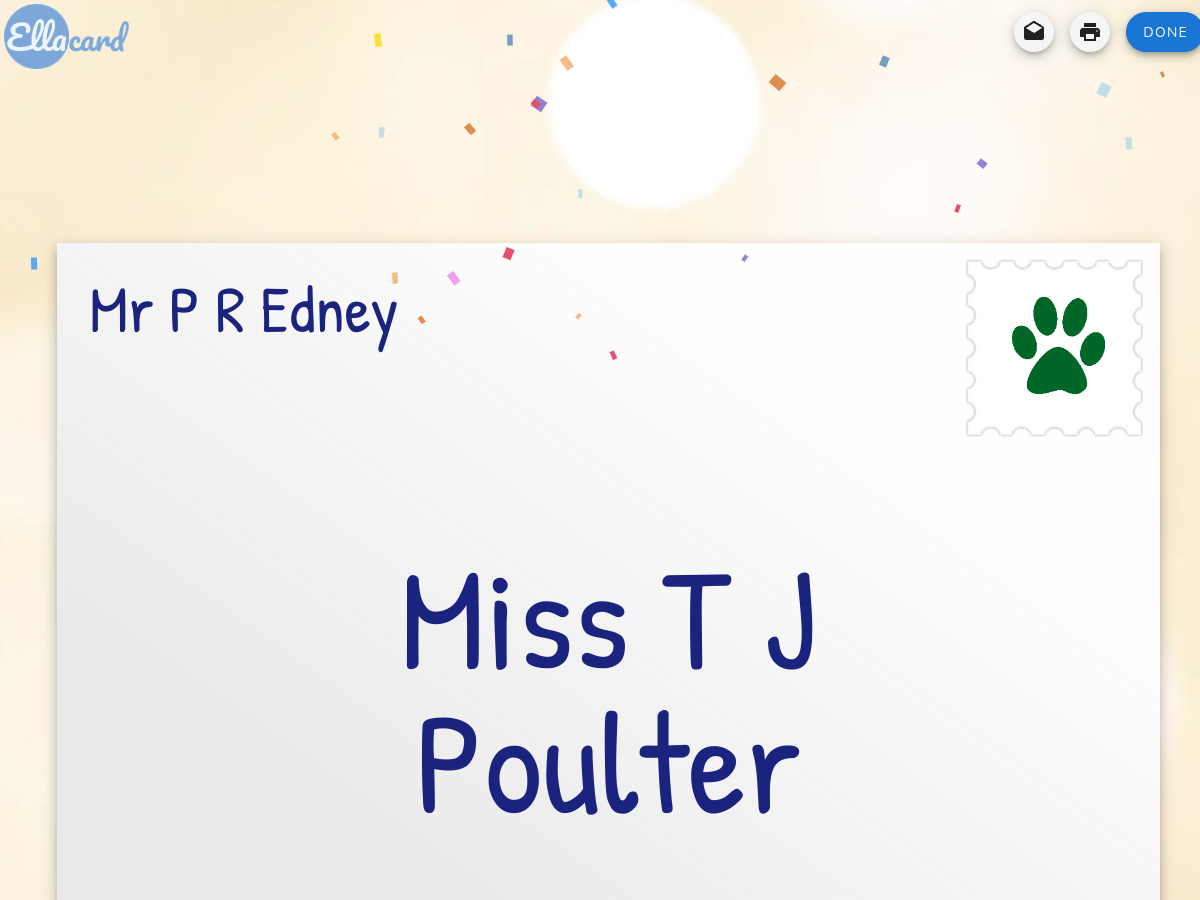 Screenshot of ellacard.com