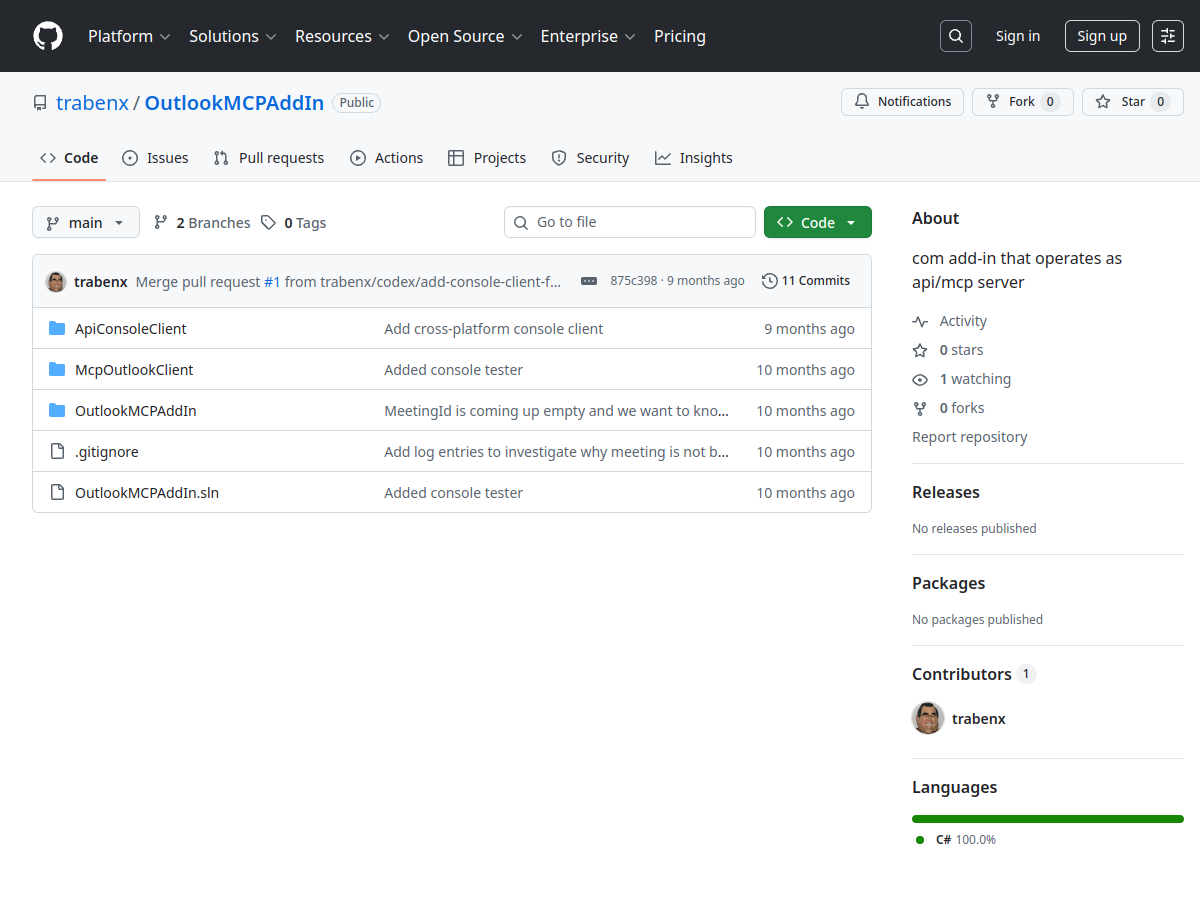 办公协同：OutlookMCPAddIn