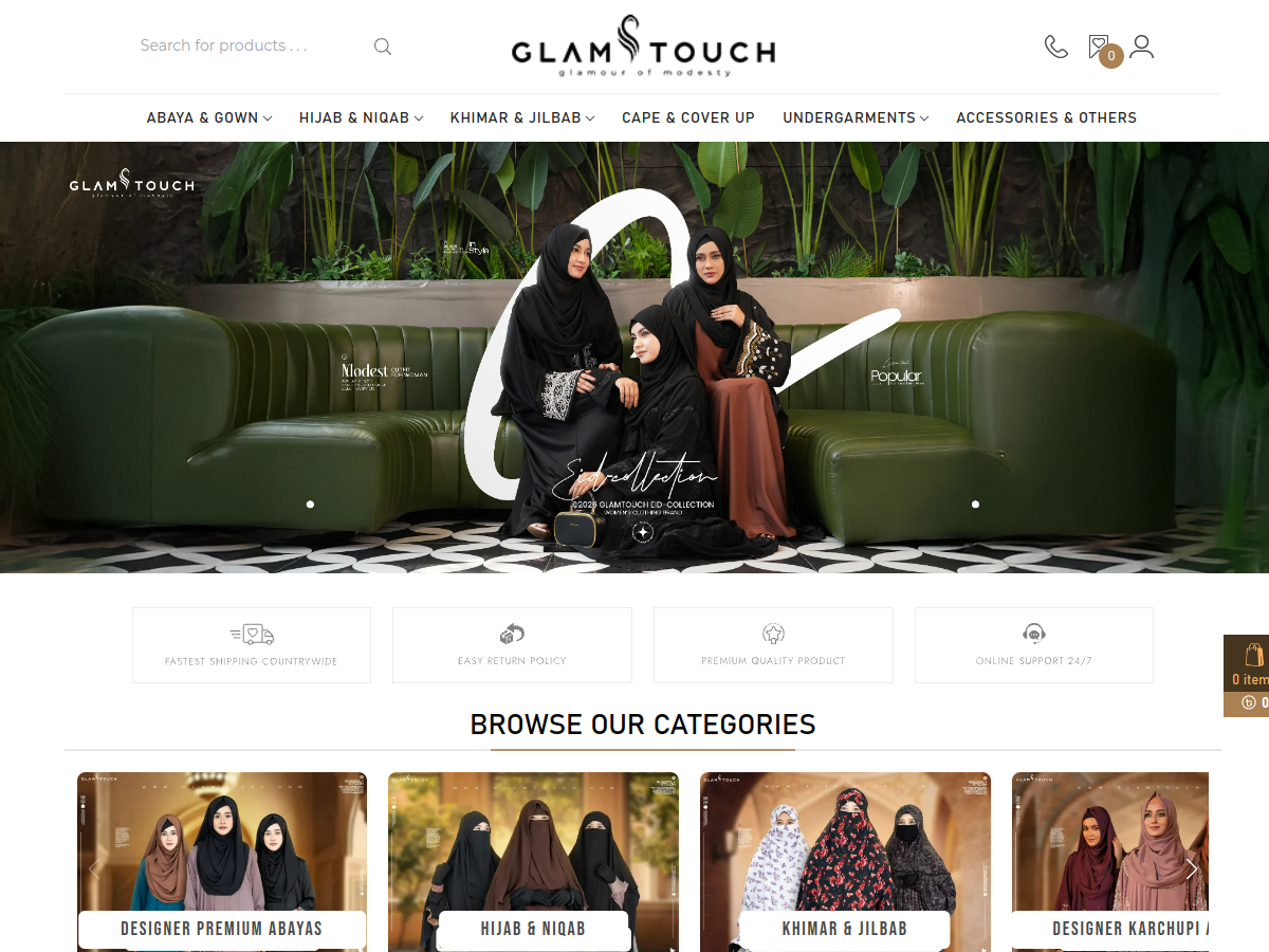 Modern Beauty & Cosmetics E-commerce Store with Premium Product Layout