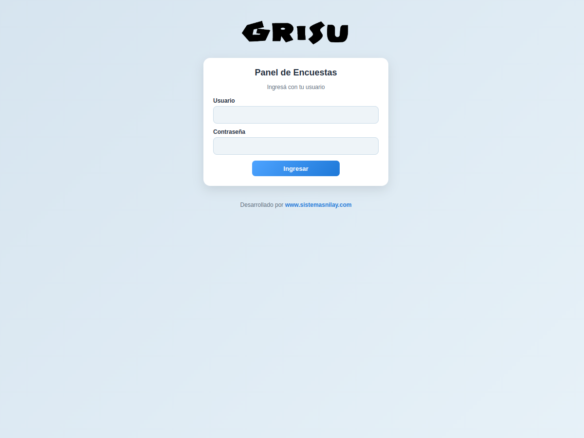 Miniatura del sitio GRISU Encuestas