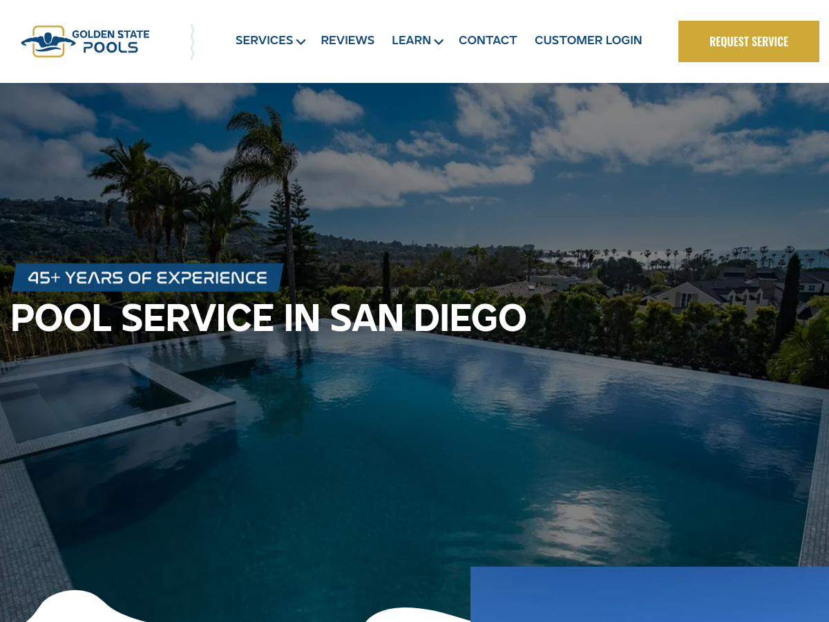GSP Pool Service website preview