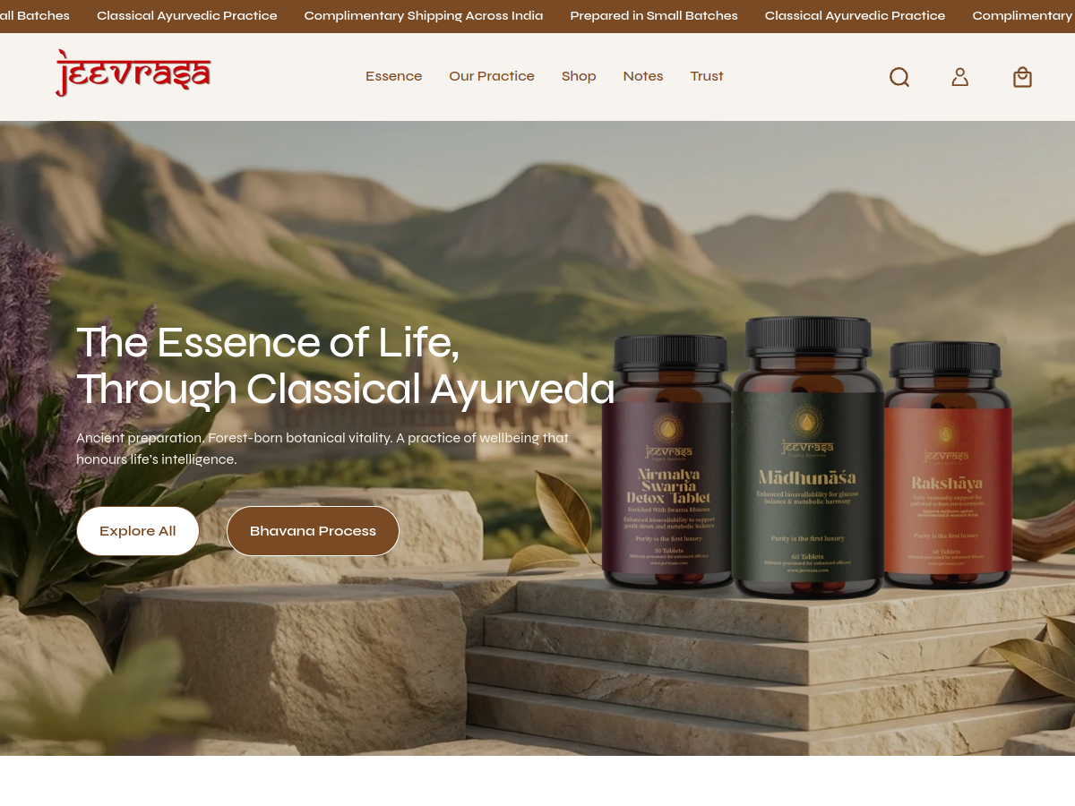 Jeevrasa website