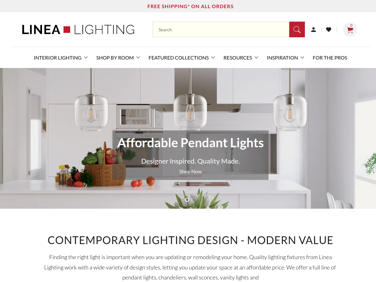 Linea di Liara Shopify store preview