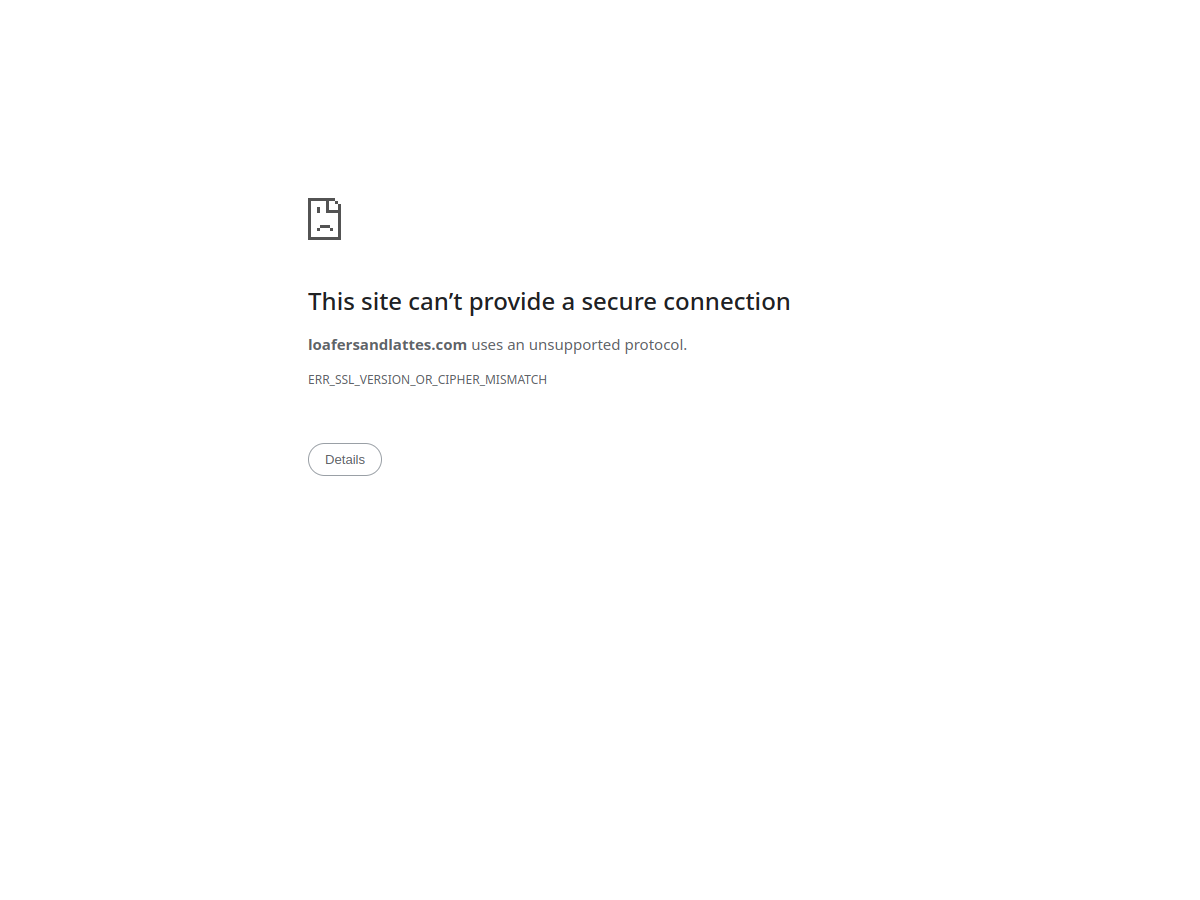 LOAFERS & LATTES — Web Design