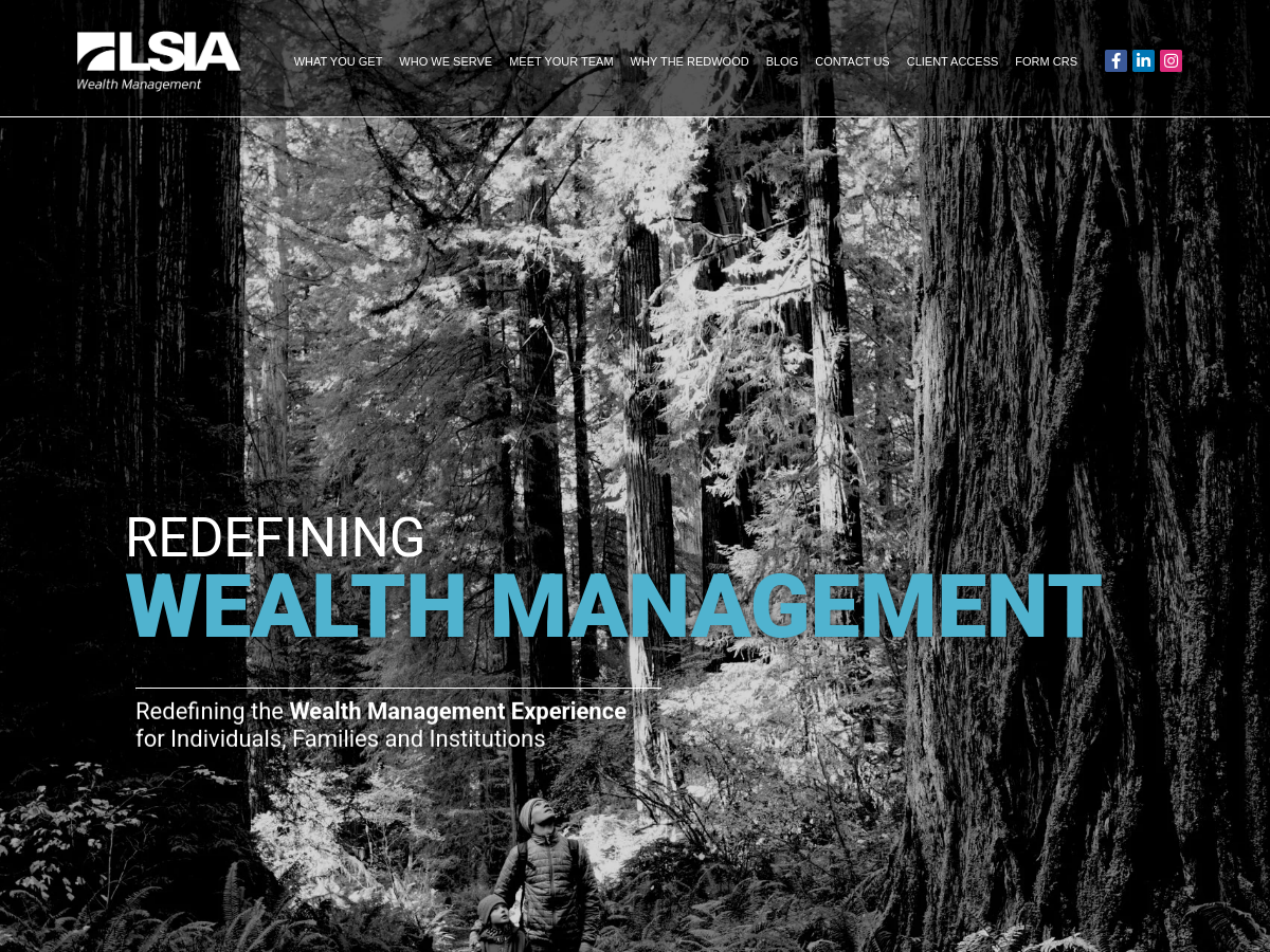 LSIA website screenshot