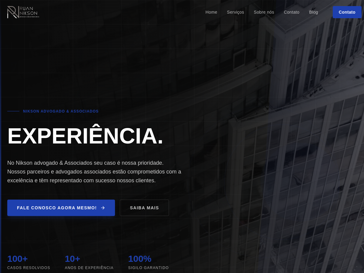 Site Nikson Advogados