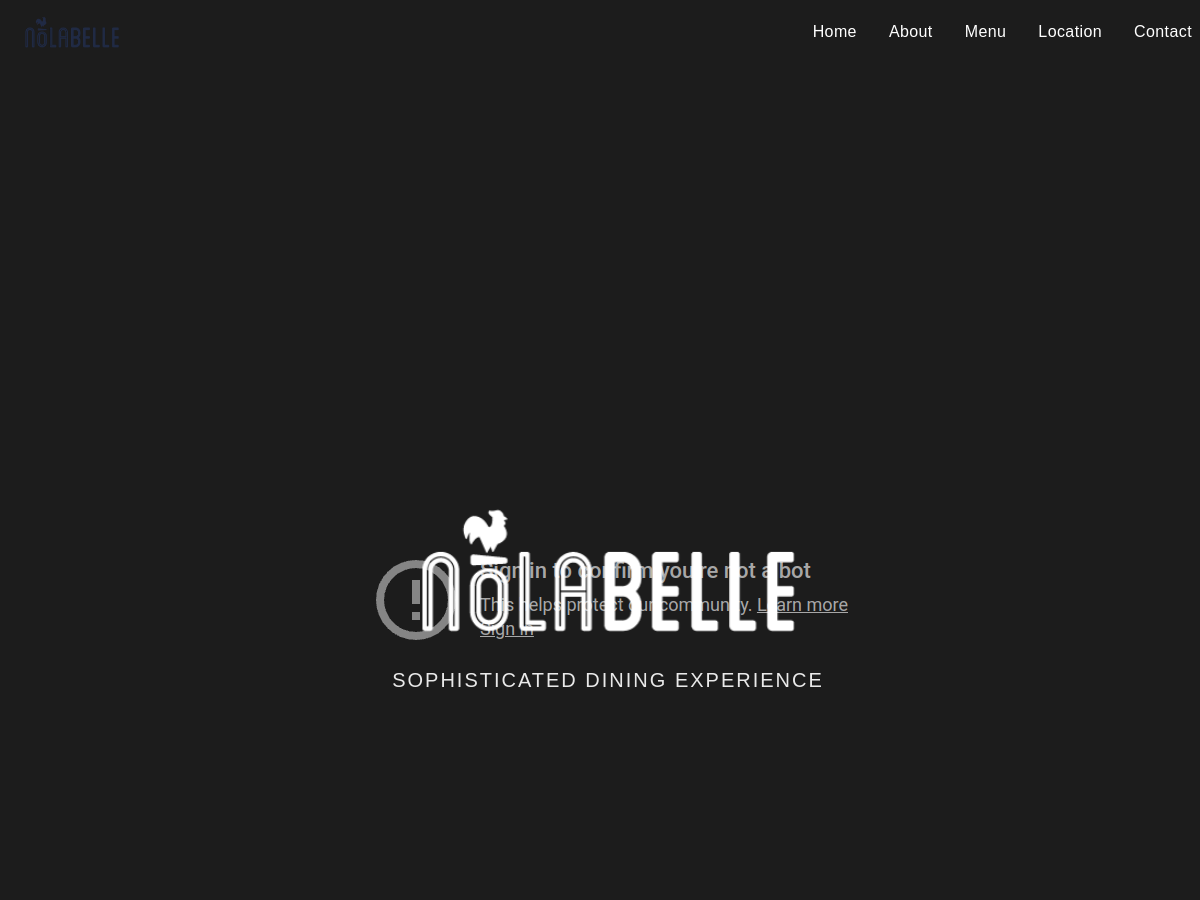 Nolabelle Kitchen website preview