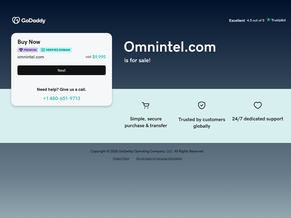 Screenshot of omnintel.com