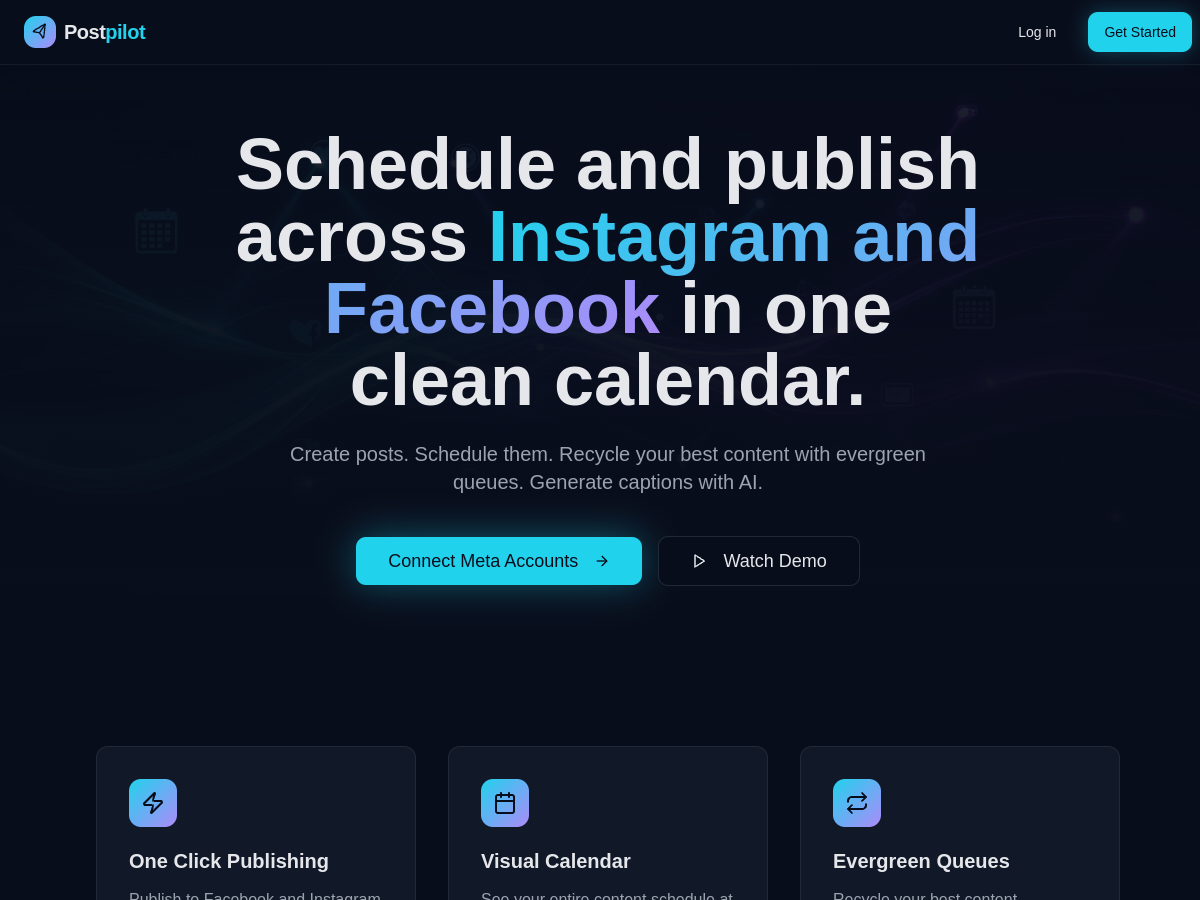 Postpilot website preview