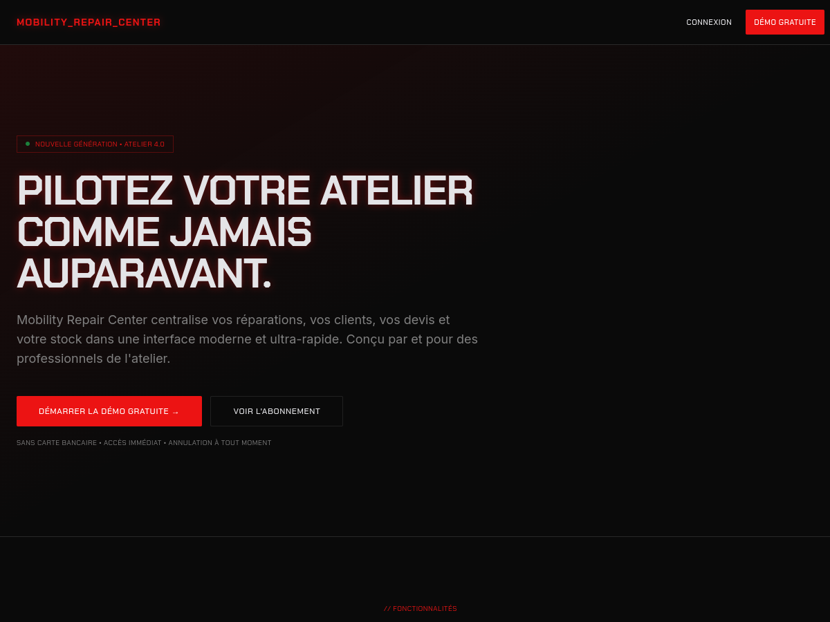 Aperçu du site client Power Watt