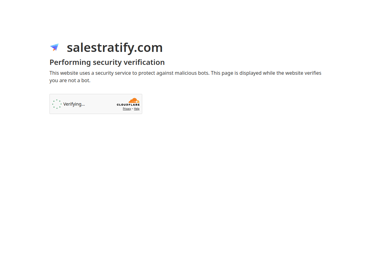 SalesTratify website