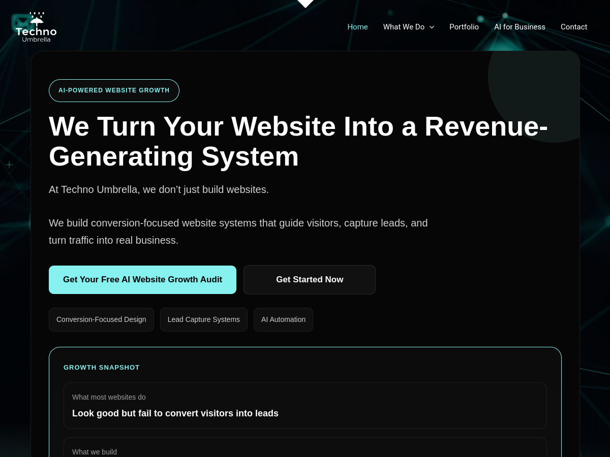 Preview of technoumbrella.com