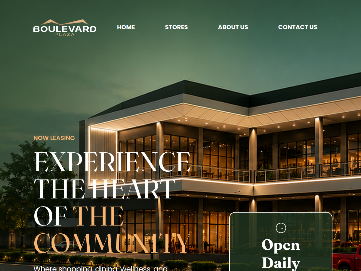 The Boulevard Plaza website