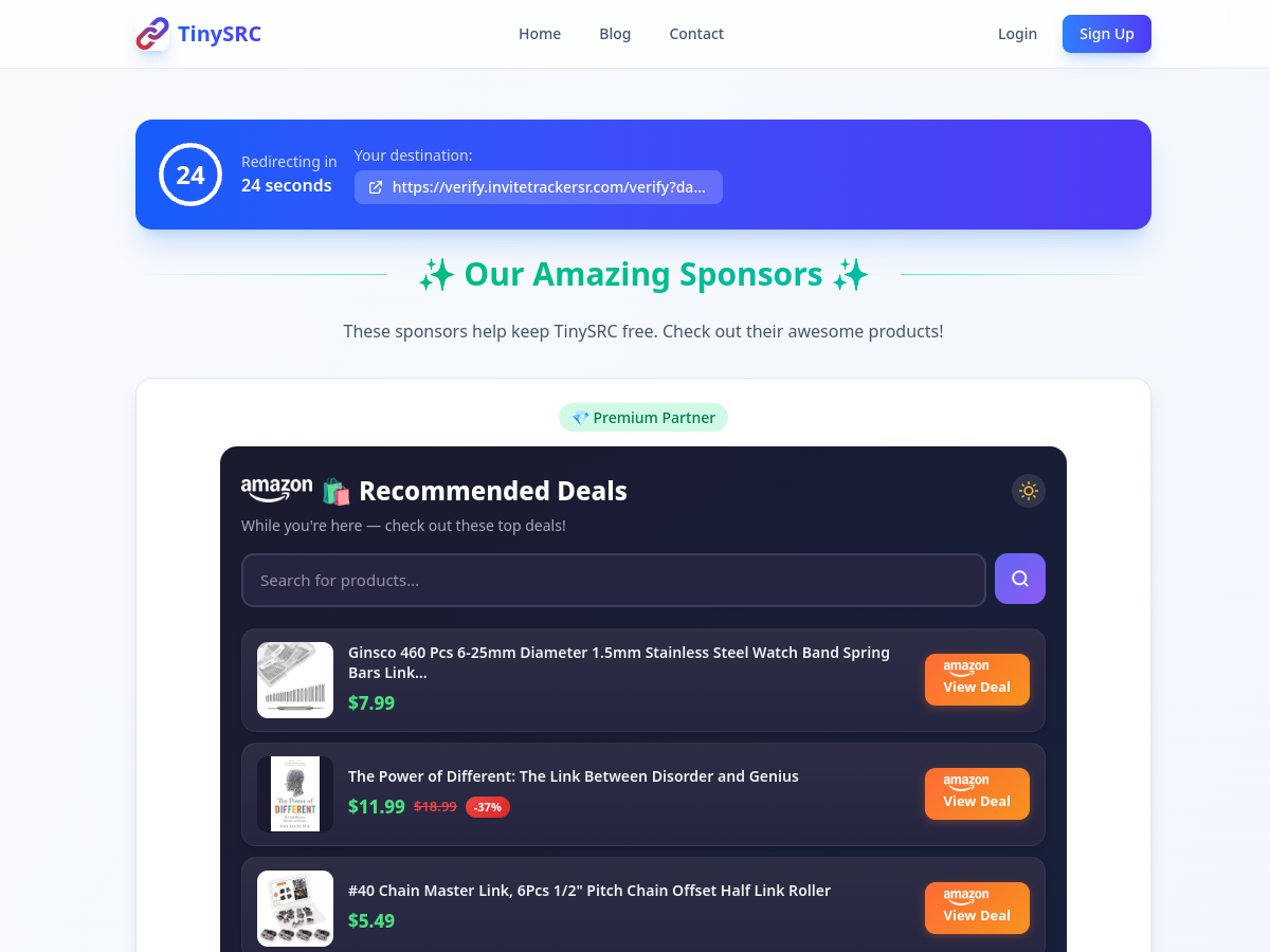 Screenshot of tinysrc.me