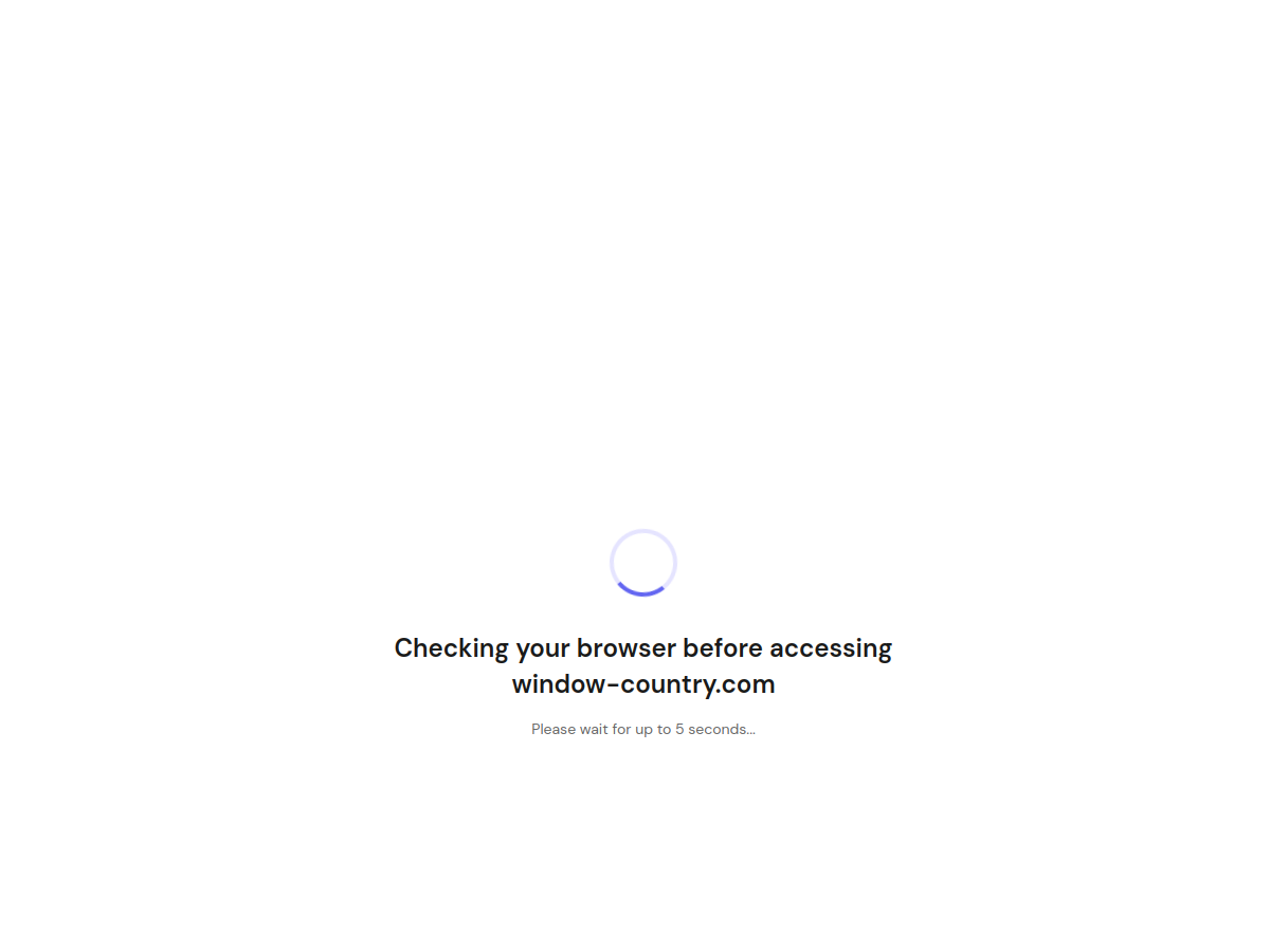 Screenshot of the Vista Windows & Doors website