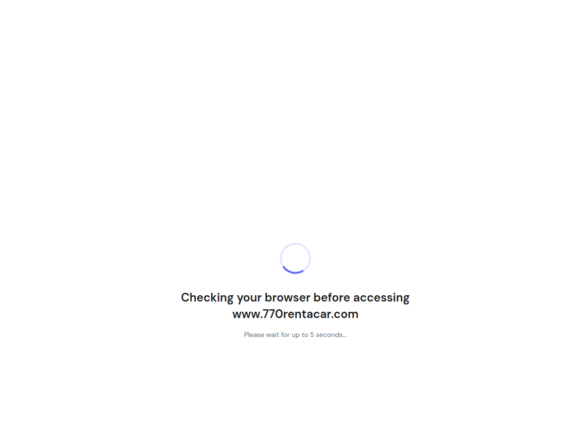 Screenshot of 770 Rent A Car