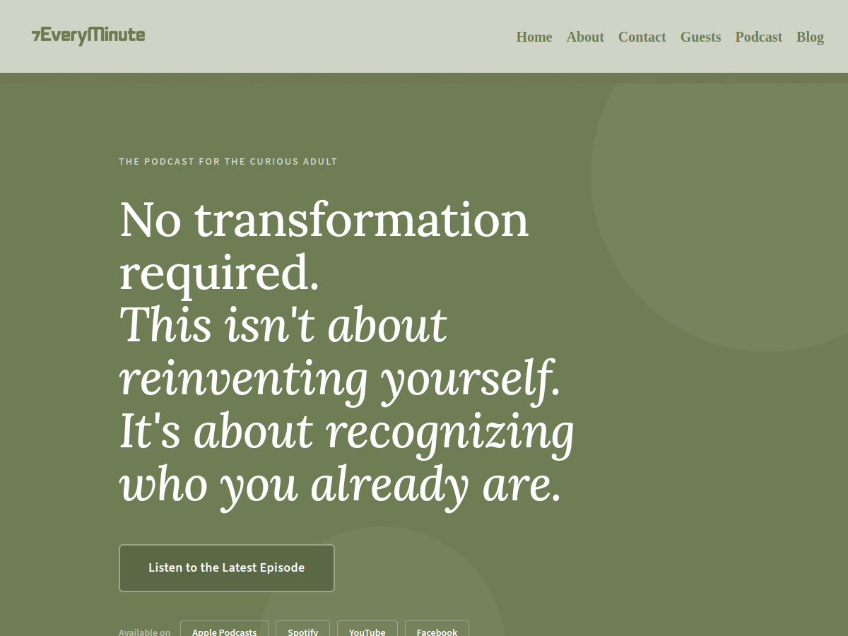 7EveryMinute — sitio web