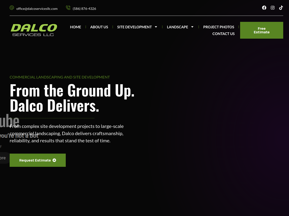 Dalco Services website screenshot