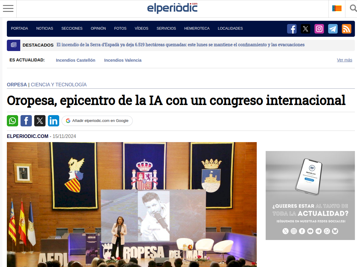 Oropesa, epicentro de un congreso internacional