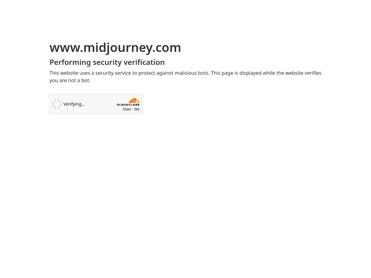 Midjourney example page screenshot
