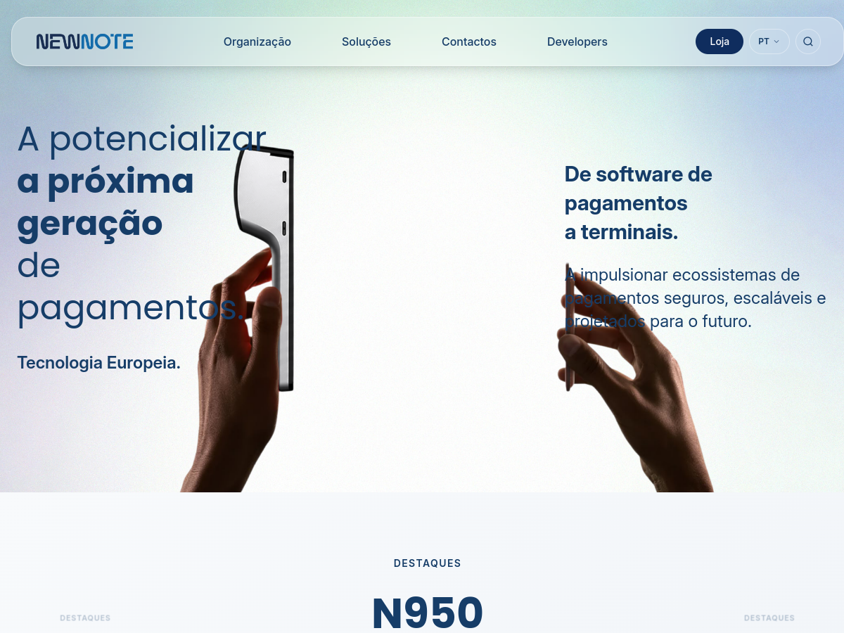 Site Institucional NewNote