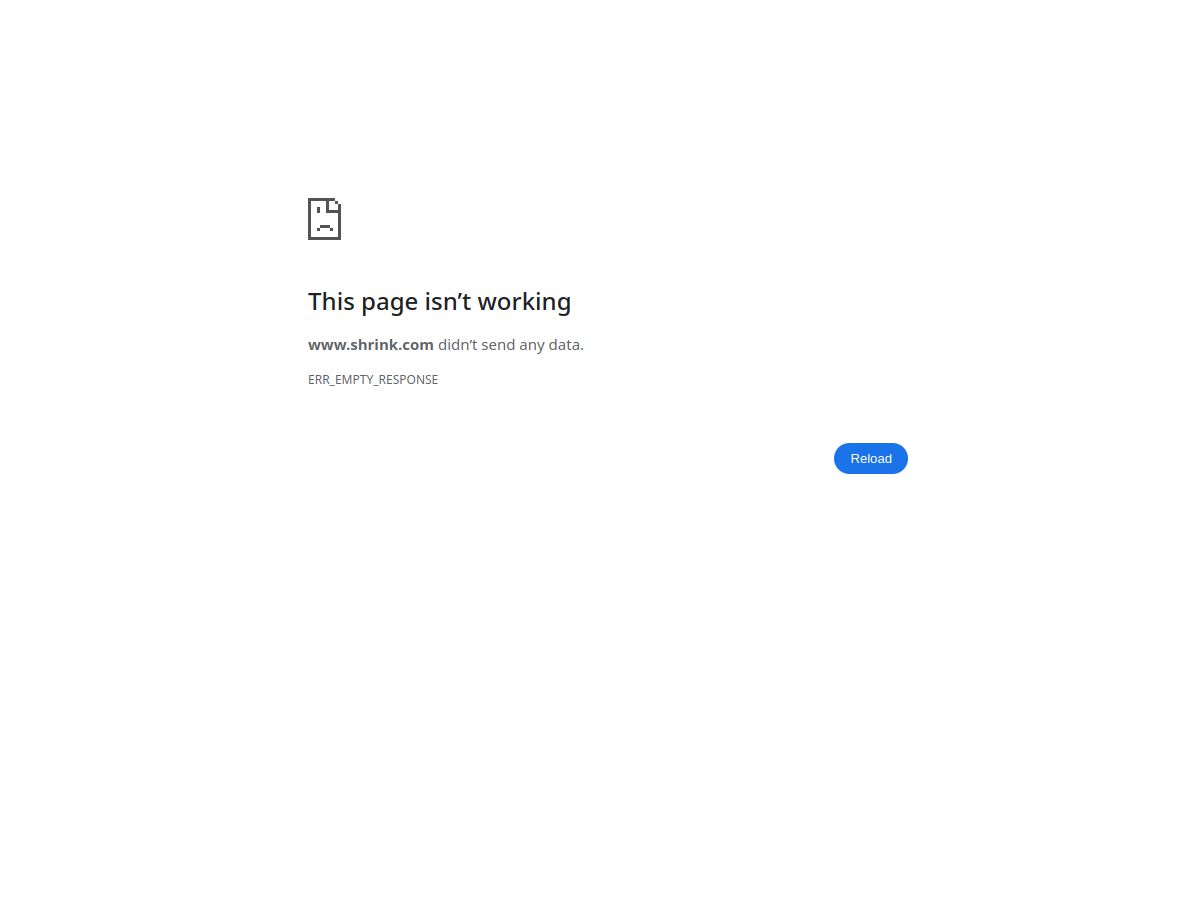 Screenshot of www.shrink.com