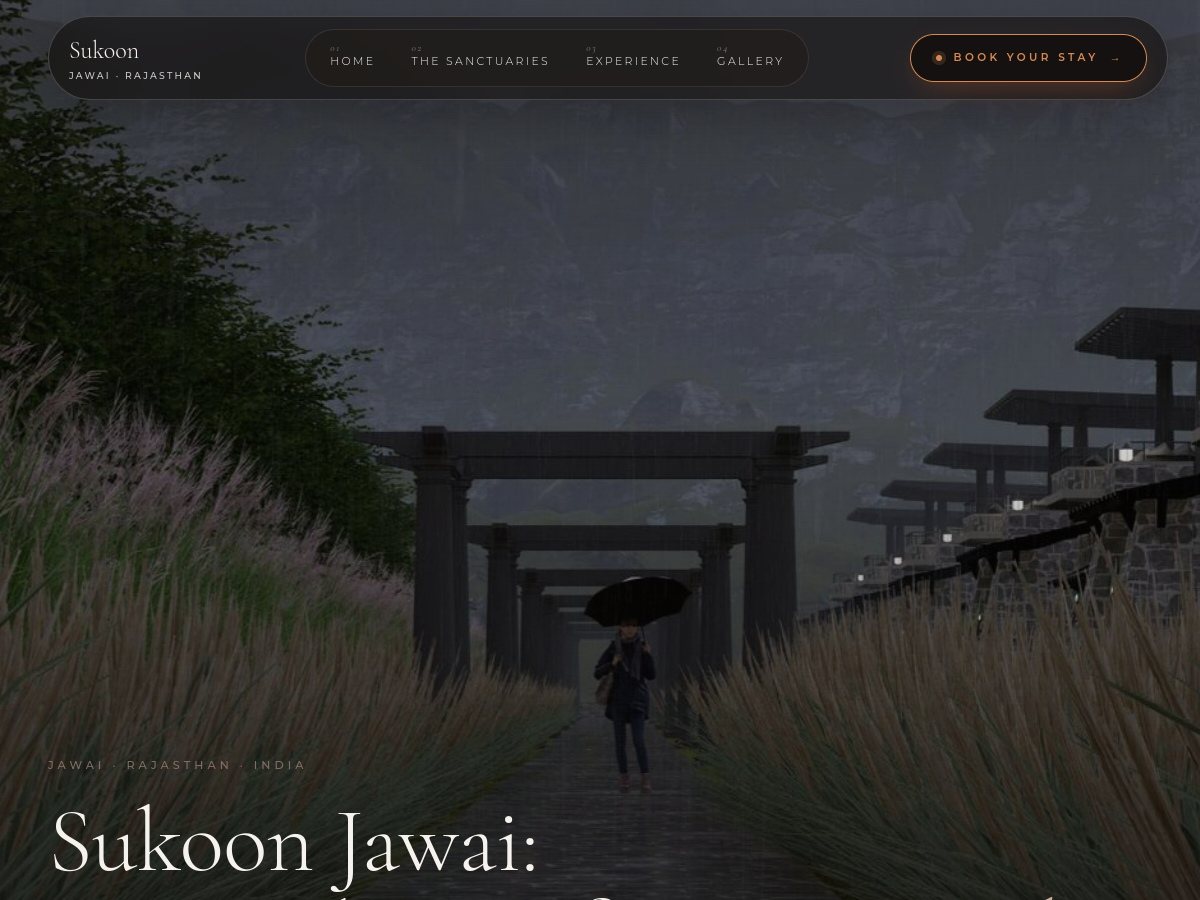 Sukoon Jawai website preview