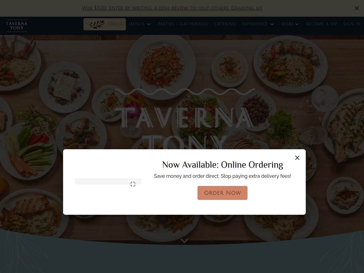 Elegant Greek Restaurant Website with Full Menu and Reservation System