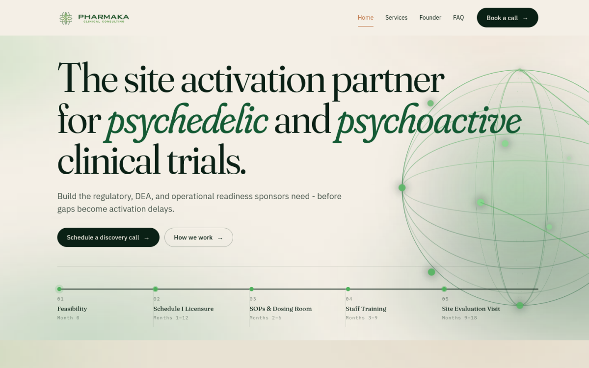 Pharmaka Clinical website