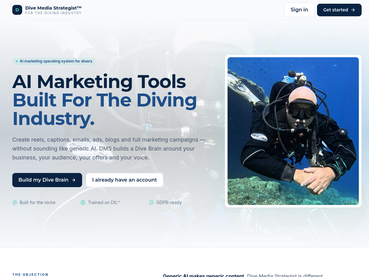 Dive Media Strategist platform