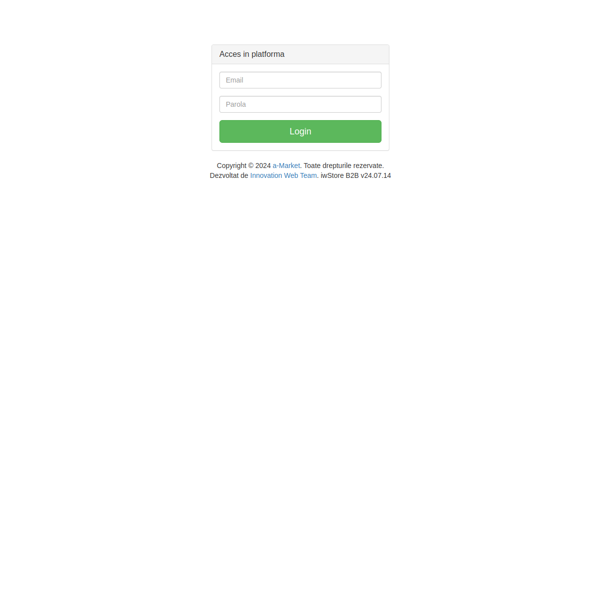 Platforma B2B si B2C integrare API Nod (Network One Distribution)