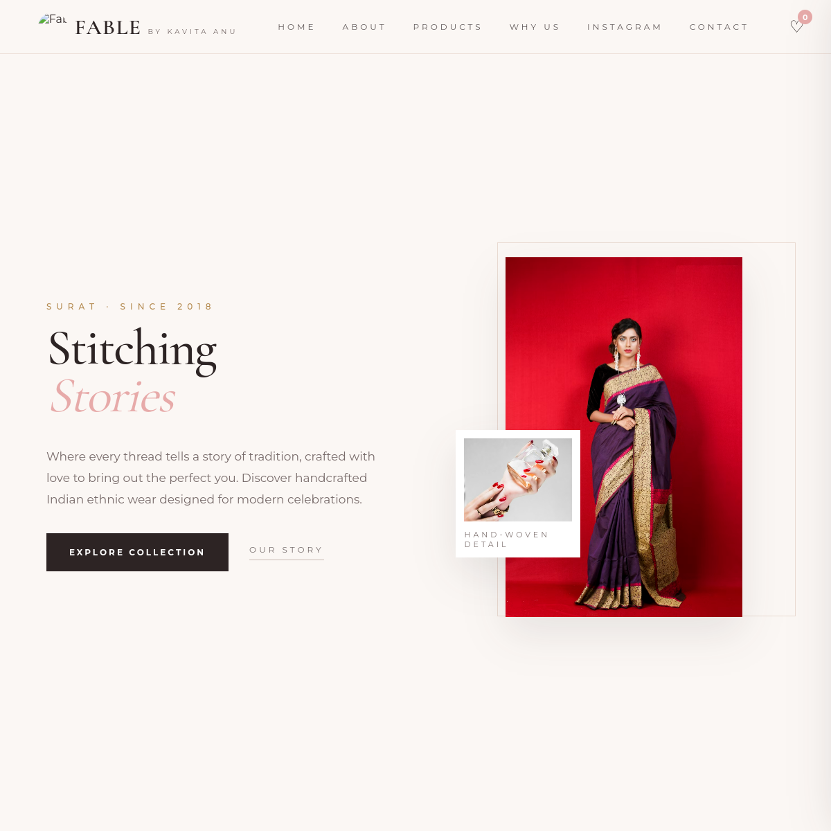Clothing Brand Website Preview