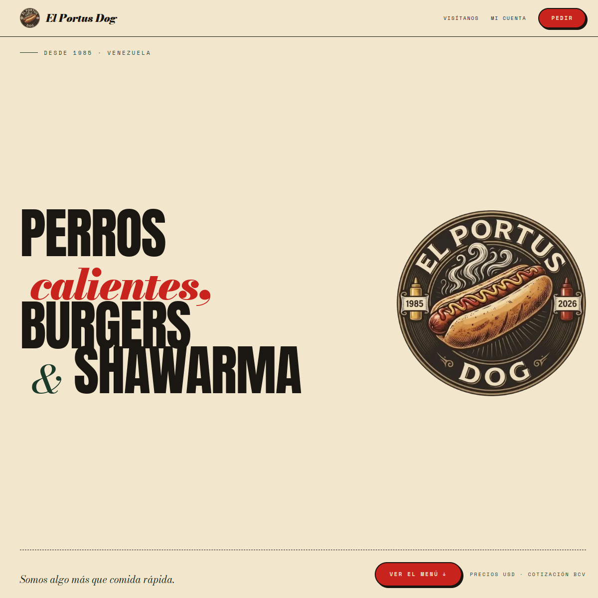 Captura de elportusdog.com