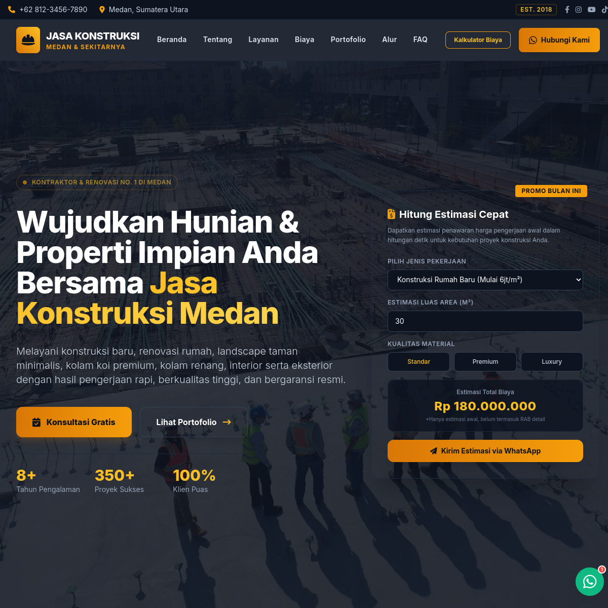 Jasa Konstruksi Medan