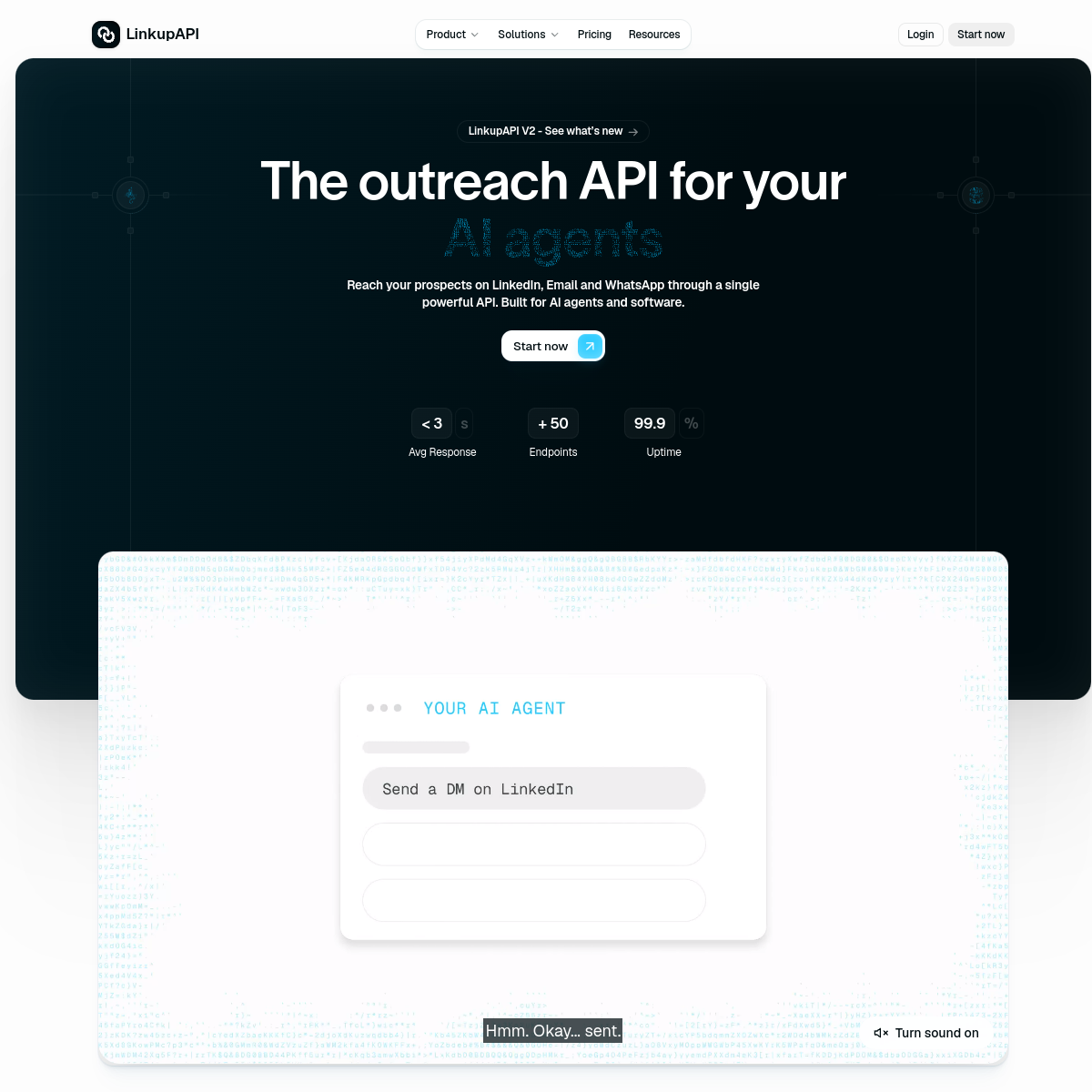 LinkupAPI preview