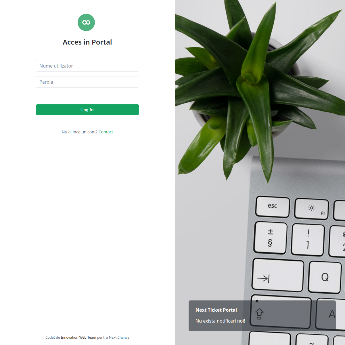 Aplicatie web based tichete interventii