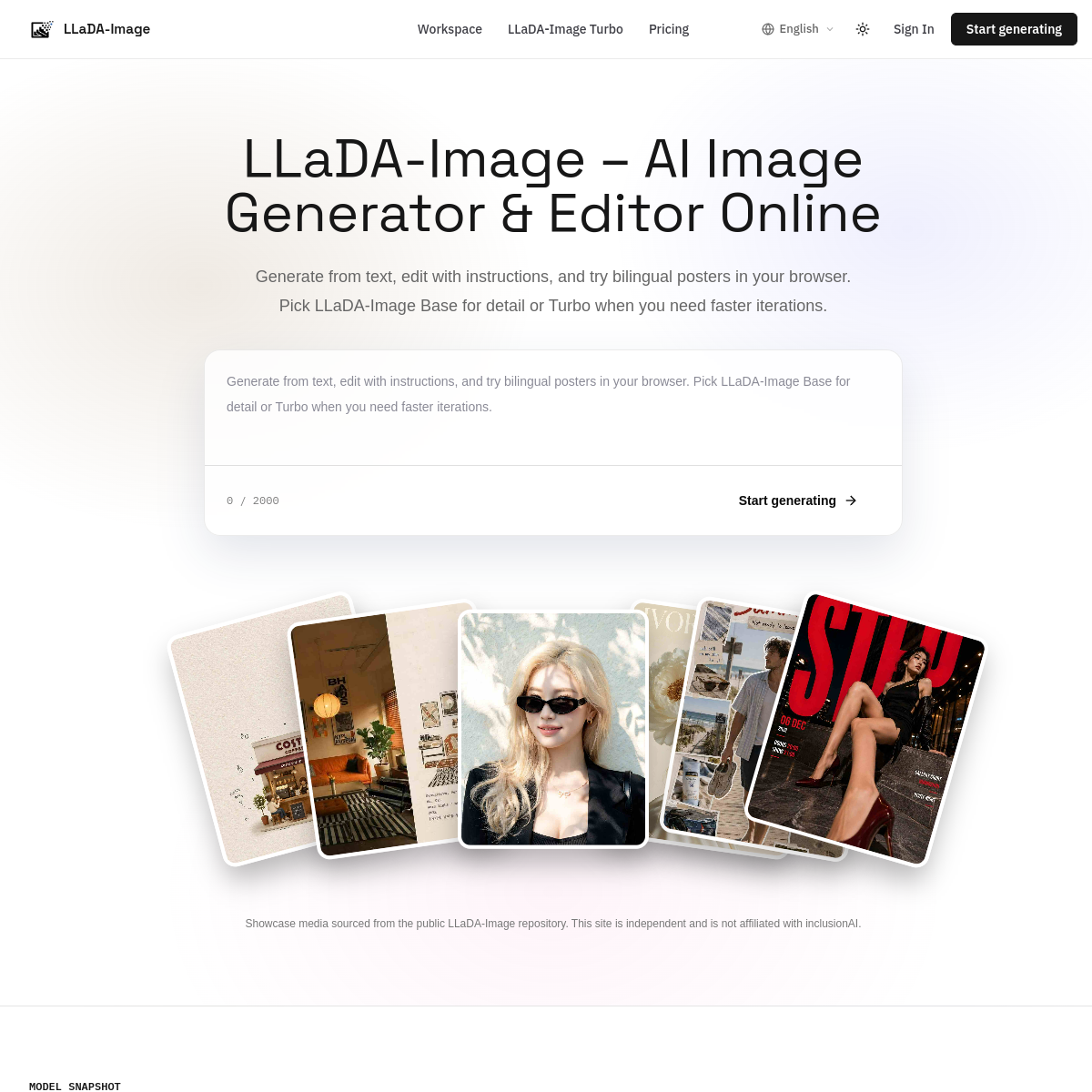 LLaDA Image preview